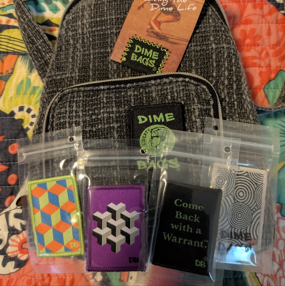 DIME BAGS Club Kid Mini Backpack - Secret Pocket! - Picture 2 of 8